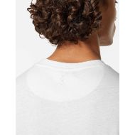 Снимка на SCOTCH&SODA MEN'S REGULAR FIT 3 CROSSES COTTON-LINEN T-SHIRT IN WHITE/PASTEL 5