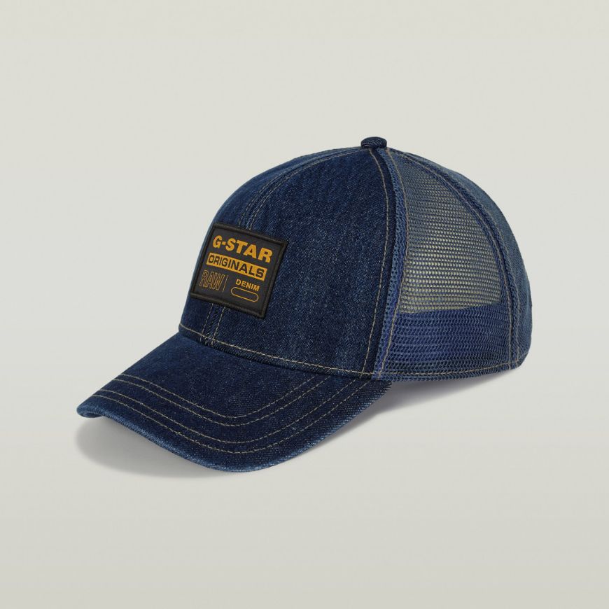 Снимка на G-STAR МЪЖКА ШАПКА DENIM EMBRO BASEBALL TRUCKER CAP В СИНЬО