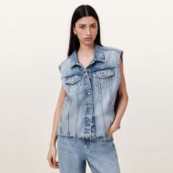 Снимка на ALLSAINTS ДАМСКА ЖИЛЕТКА LAURA EMB В СИНЬО 1