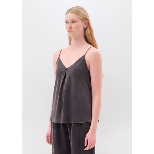 Picture of DIRTY LAUNDRY WOMEN'S STRAPPY TOP IN VINTAGE BLACK 2