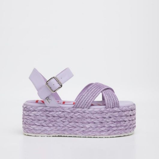 Picture of REPLAY WOMEN'S DIANE ROPE PLATFORM WEDGES 1