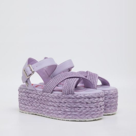 Picture of REPLAY WOMEN'S DIANE ROPE PLATFORM WEDGES 2