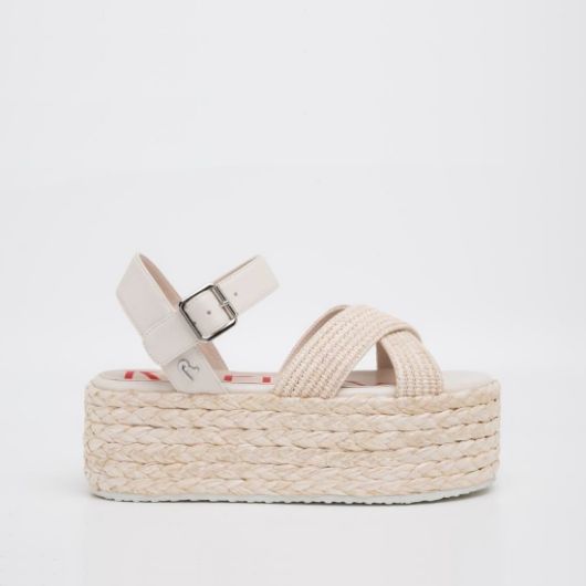 Picture of REPLAY WOMEN'S DIANE ROPE PLATFORM WEDGES 1