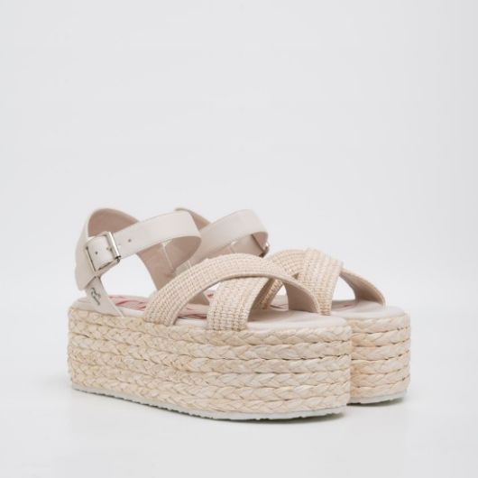Picture of REPLAY WOMEN'S DIANE ROPE PLATFORM WEDGES 2