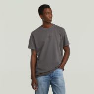 Picture of G-STAR MEN'S OVERDYED CENTER CHEST LOOSE T-SHIRT IN BLACK 2