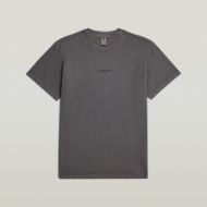 Picture of G-STAR MEN'S OVERDYED CENTER CHEST LOOSE T-SHIRT IN BLACK 6