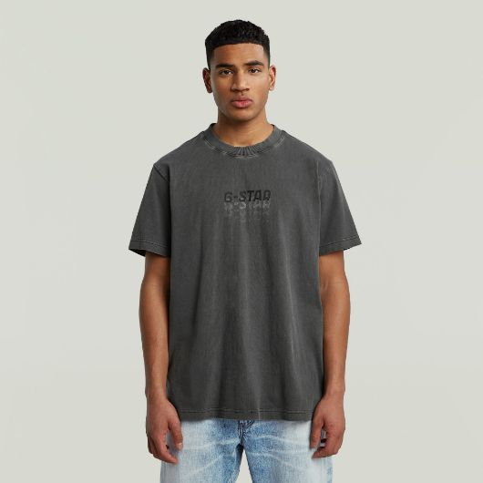 Снимка на G-STAR МЪЖКА БЛУЗА MULTI LOGO OVERDYED LOOSE В ЧЕРНО 1