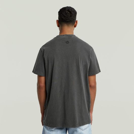 Снимка на G-STAR МЪЖКА БЛУЗА MULTI LOGO OVERDYED LOOSE В ЧЕРНО 3