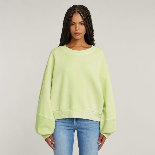 Снимка на G-STAR ДАМСКИ OVERDYED OVERSIZED СУИТШЪРТ В ЗЕЛЕНО