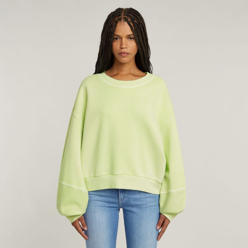 Снимка на G-STAR ДАМСКИ OVERDYED OVERSIZED СУИТШЪРТ В ЗЕЛЕНО
