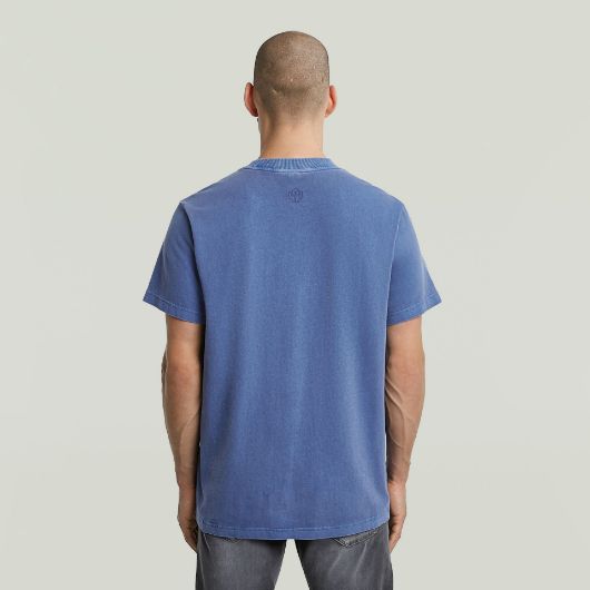 Снимка на G-STAR МЪЖКА БЛУЗА MULTI LOGO OVERDYED LOOSE В СИНЬО