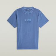 Снимка на G-STAR МЪЖКА БЛУЗА MULTI LOGO OVERDYED LOOSE В СИНЬО 6