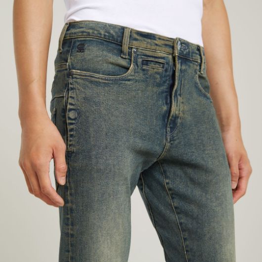 Picture of G-STAR MEN'S D-STAQ 3D SLIM JEANS IN BLUE 3