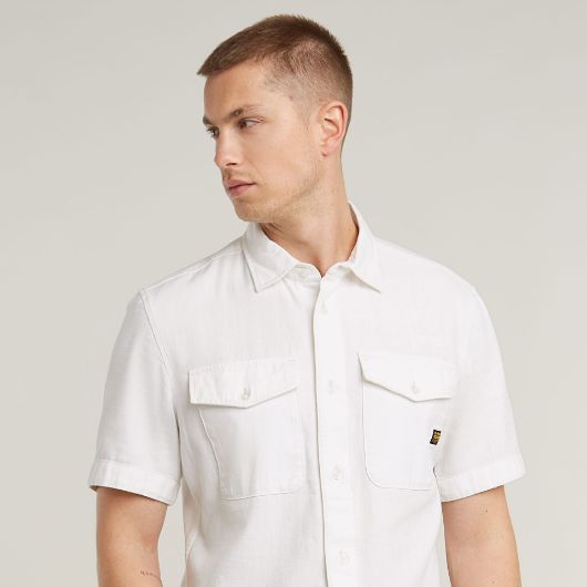 Снимка на G-STAR МЪЖКА РИЗА MARINE SLIM В БЯЛО