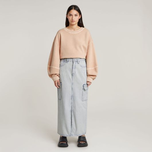 Снимка на G-STAR ДАМСКИ OVERDYED OVERSIZED СУИТШЪРТ В РОЗОВО 1
