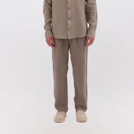 Picture of DIRTY LAUNDRY MEN'S LINEN PANTS IN TAUPE 1