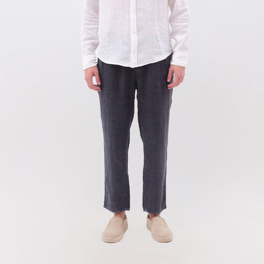 Picture of DIRTY LAUNDRY MEN'S LINEN PANTS IN VINTAGE BLUE