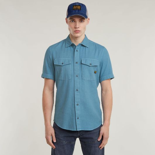 Снимка на G-STAR МЪЖКА РИЗА MARINE SLIM В СИНЬО