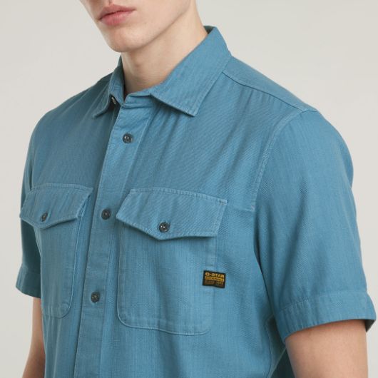 Снимка на G-STAR МЪЖКА РИЗА MARINE SLIM В СИНЬО