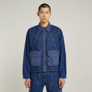 Снимка на G-STAR МЪЖКО MIXED COACH ZIP ЯКЕ В СИНЬО 1