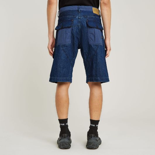 Снимка на G-STAR МЪЖКИ БЕРМУДИ BEND 3D CARGO SHORT FABRIC MIX В СИНЬО 2