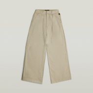 Picture of G-STAR WOMEN'S FLUID WIDE LEG PANTS IN BEIGE/KHAKI 6