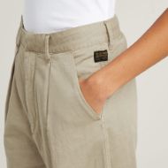 Picture of G-STAR WOMEN'S FLUID WIDE LEG PANTS IN BEIGE/KHAKI 3