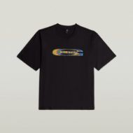 Снимка на G-STAR МЪЖКА БЛУЗА COLOR SHIFT OLD SKOOL LOGO BOXY В ЧЕРНО 6