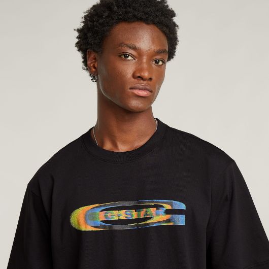 Снимка на G-STAR МЪЖКА БЛУЗА COLOR SHIFT OLD SKOOL LOGO BOXY В ЧЕРНО