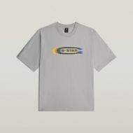Снимка на G-STAR МЪЖКА БЛУЗА COLOR SHIFT OLD SKOOL LOGO BOXY В СИВО 6