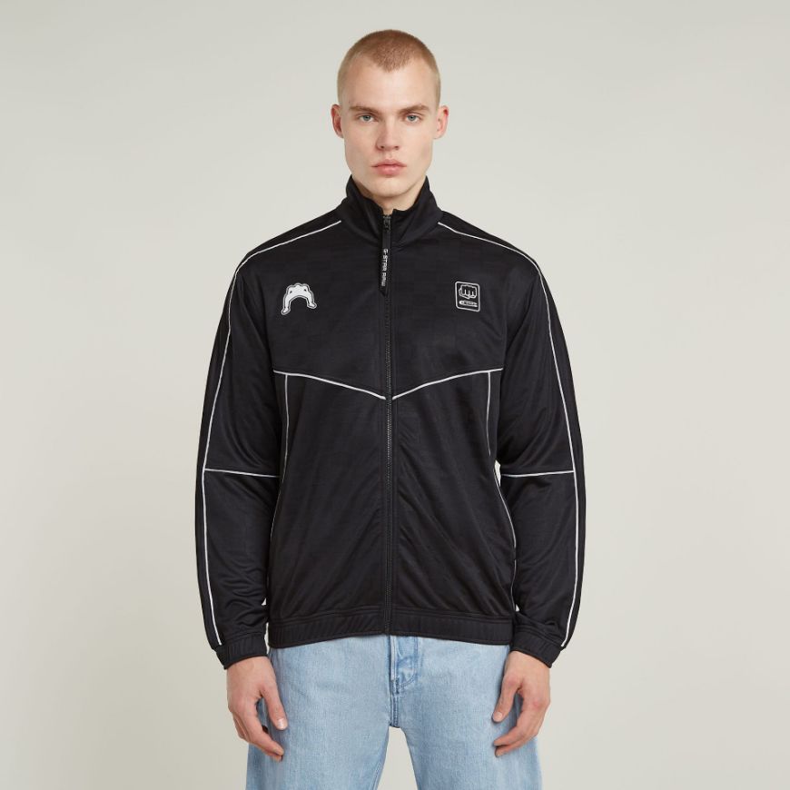 Снимка на G-STAR МЪЖКА БЛУЗА FOOTBALL TRACK TOP ZIP THROUGH В ЧЕРНО
