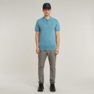 Picture of G-STAR MEN'S KNITTED POLO IN BLUE 5