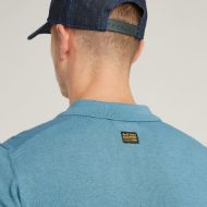 Picture of G-STAR MEN'S KNITTED POLO IN BLUE 4