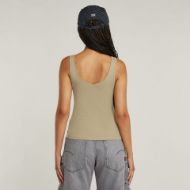 Снимка на G-STAR ДАМСКИ ТОП ASYMMETRICAL ZIP SLIM TANK TOP В КАФЯВО 2