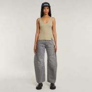 Снимка на G-STAR ДАМСКИ ТОП ASYMMETRICAL ZIP SLIM TANK TOP В КАФЯВО 5