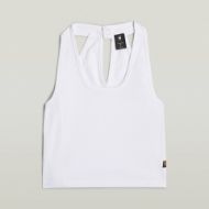 Снимка на G-STAR ДАМСКИ ТОП BACK SNAP SLIM CROPPED В БЯЛО 6
