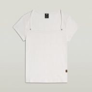 Снимка на G-STAR ДАМСКИ ТОП SWEET HEART SLIM В БЯЛО 6