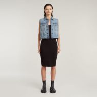Снимка на G-STAR ДАМСКА РОКЛЯ ASYMMETRIC ZIP DRESS В ЧЕРНО 5