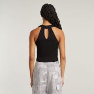 Снимка на G-STAR ДАМСКИ ТОП BACK SNAP SLIM CROPPED В ЧЕРНО 2