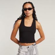 Снимка на G-STAR ДАМСКИ ТОП BACK SNAP SLIM CROPPED В ЧЕРНО 3
