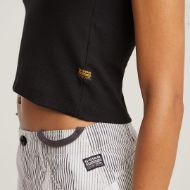 Снимка на G-STAR ДАМСКИ ТОП BACK SNAP SLIM CROPPED В ЧЕРНО 4