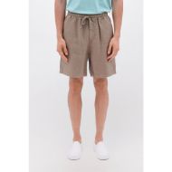 Picture of DIRTY LAUNDRY MEN'S REGULAR LINEN BERMUDA IN TAUPE 2