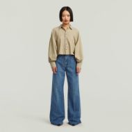 Снимка на G-STAR ДАМСКА РИЗА MACRO BALLOON SHIRT 3\4 SLEEVE В БЕЖОВО/КАКИ 5