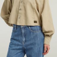 Снимка на G-STAR ДАМСКА РИЗА MACRO BALLOON SHIRT 3\4 SLEEVE В БЕЖОВО/КАКИ 4