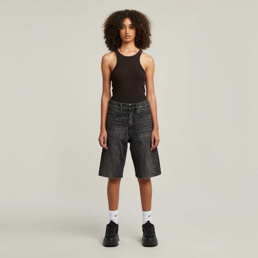 Снимка на G-STAR ДАМСКИ TYPE 96 LOOSE БЕРМУДИ В СИНЬО 3