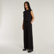 Picture of G-STAR WOMEN'S DOUBLE LAYER WIDE LEG JUMPSUIT IN BLACK 2