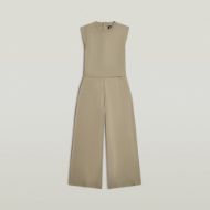 Picture of G-STAR WOMEN'S DOUBLE LAYER WIDE LEG JUMPSUIT IN BROWN 6