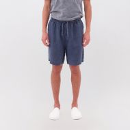 Picture of DIRTY LAUNDRY MEN'S REGULAR LINEN BERMUDA IN VINTAGE BLUE 1