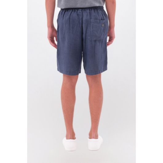 Picture of DIRTY LAUNDRY MEN'S REGULAR LINEN BERMUDA IN VINTAGE BLUE