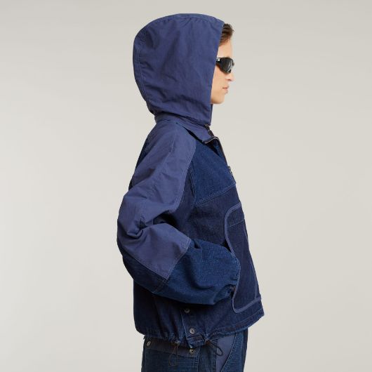 Снимка на G-STAR ДАМСКО HOODED TRACK ЯКЕ В СИНЬО